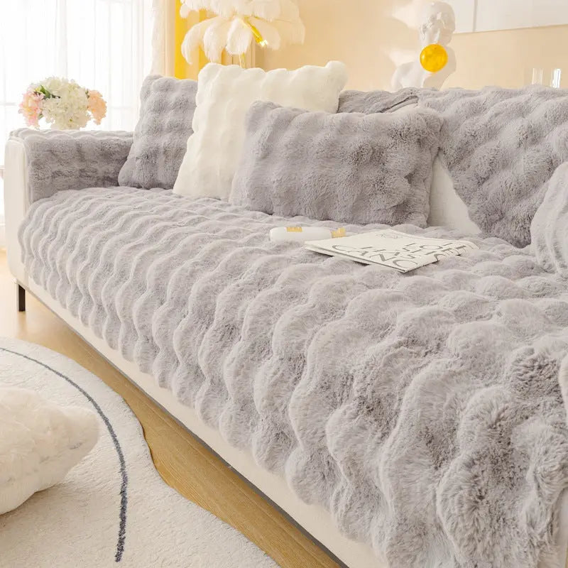 Pet Protection Cover Plush Cozy LAPINEA Light Grey-110X110cm