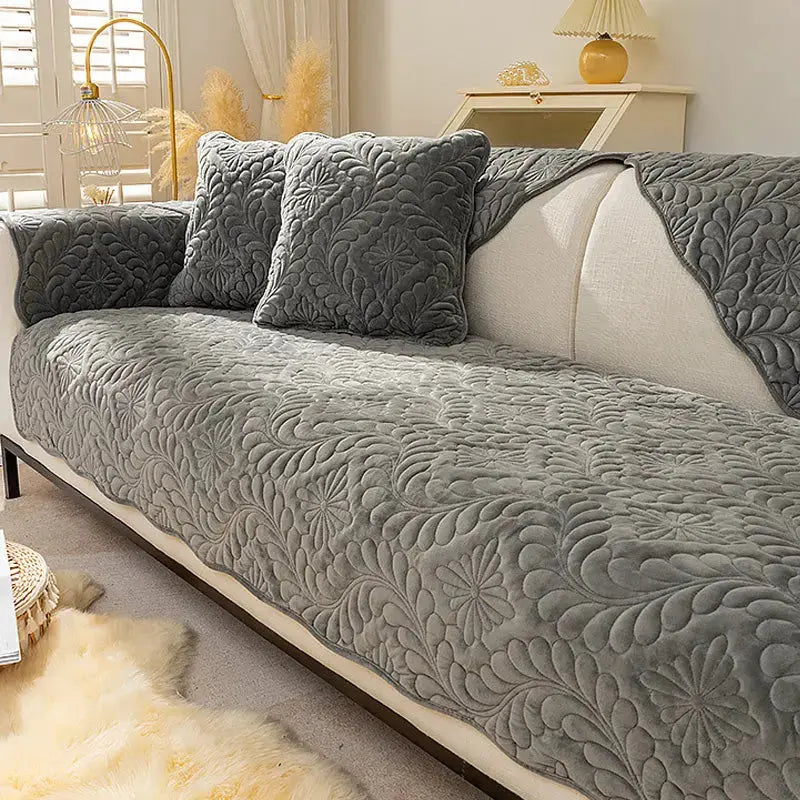 Pet Protection Cover Plush Cozy NEIGEAU Dark Grey-70x70cm