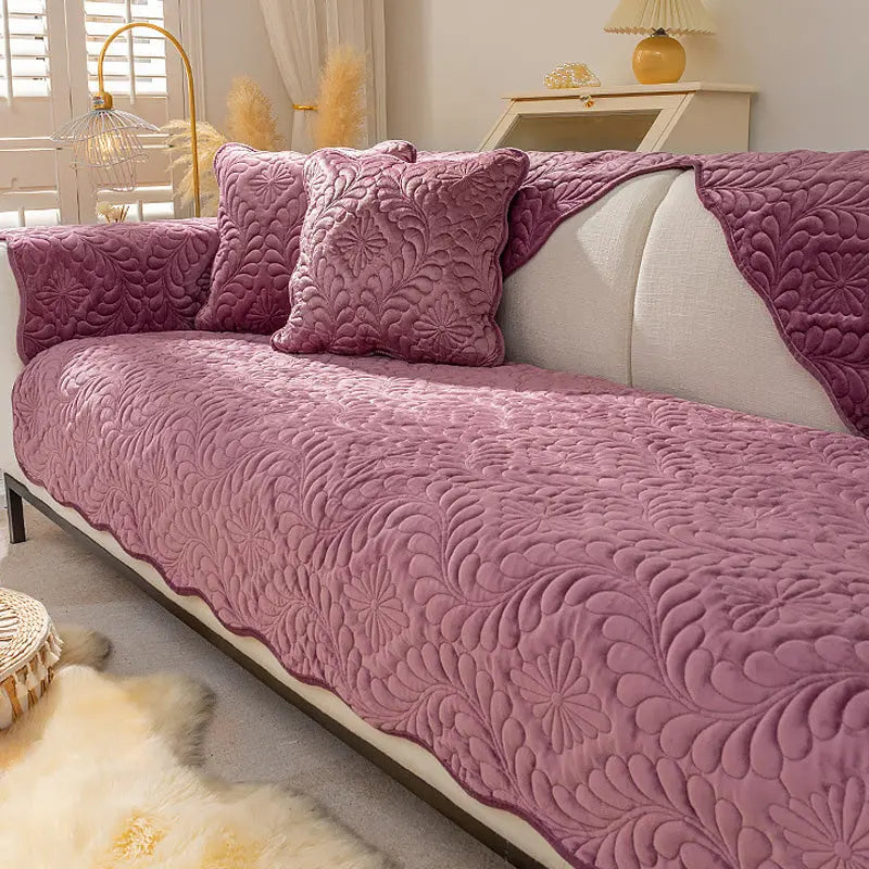 Pet Protection Cover Plush Cozy NEIGEAU Purple-70x210cm