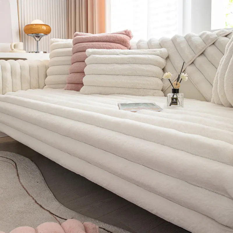 Pet Protection Cover Plush Non-Slip LAPINEA Cream White-90X180cm
