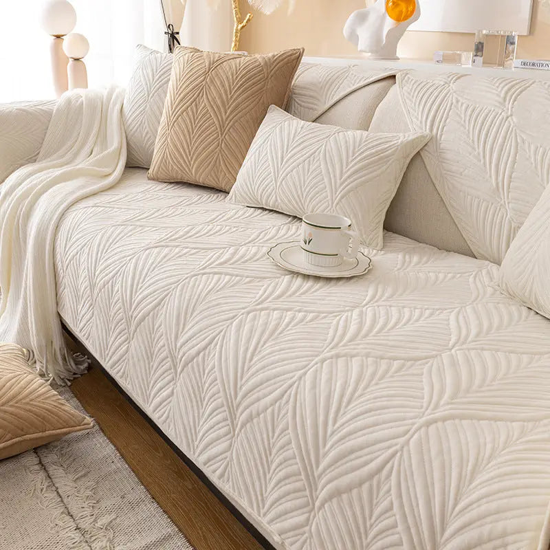 Pet Protection Cover Plush Non-Slip LUMIÈRE White-45x45CM Pillowcase