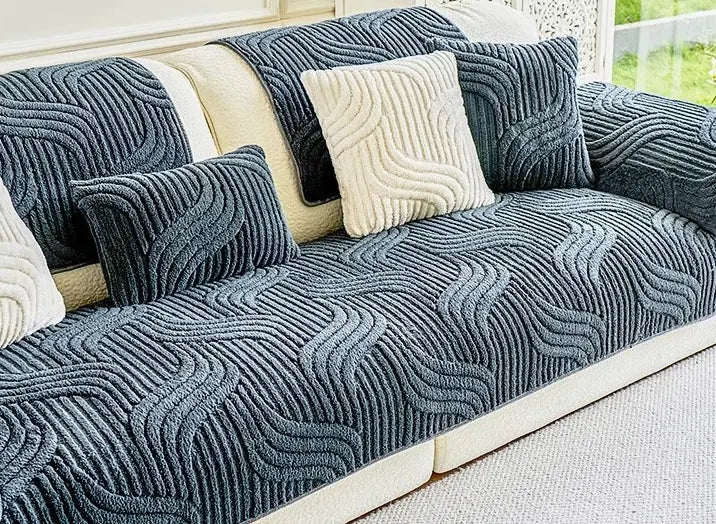 Pet Protection Cover Velvet Non-Slip LUMINEA Dark gray-90x70cm
