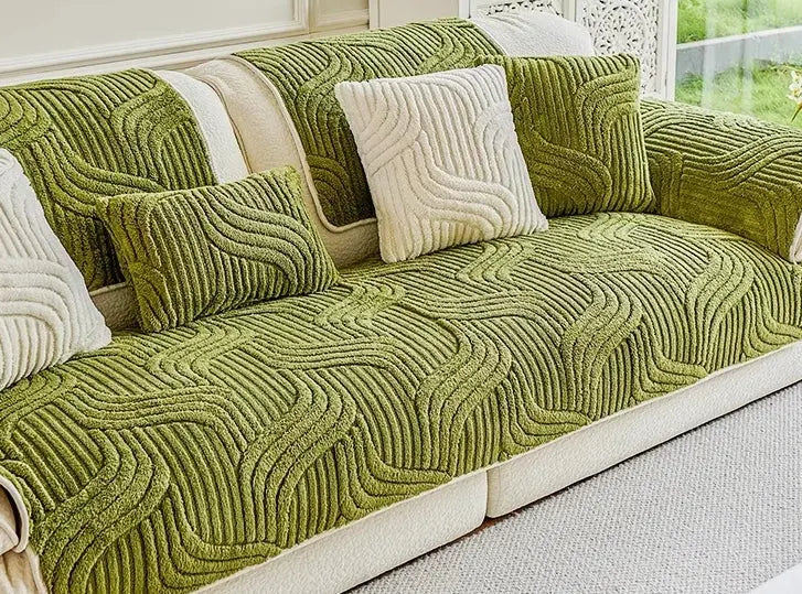 Pet Protection Cover Velvet Non-Slip LUMINEA Green-90x160cm
