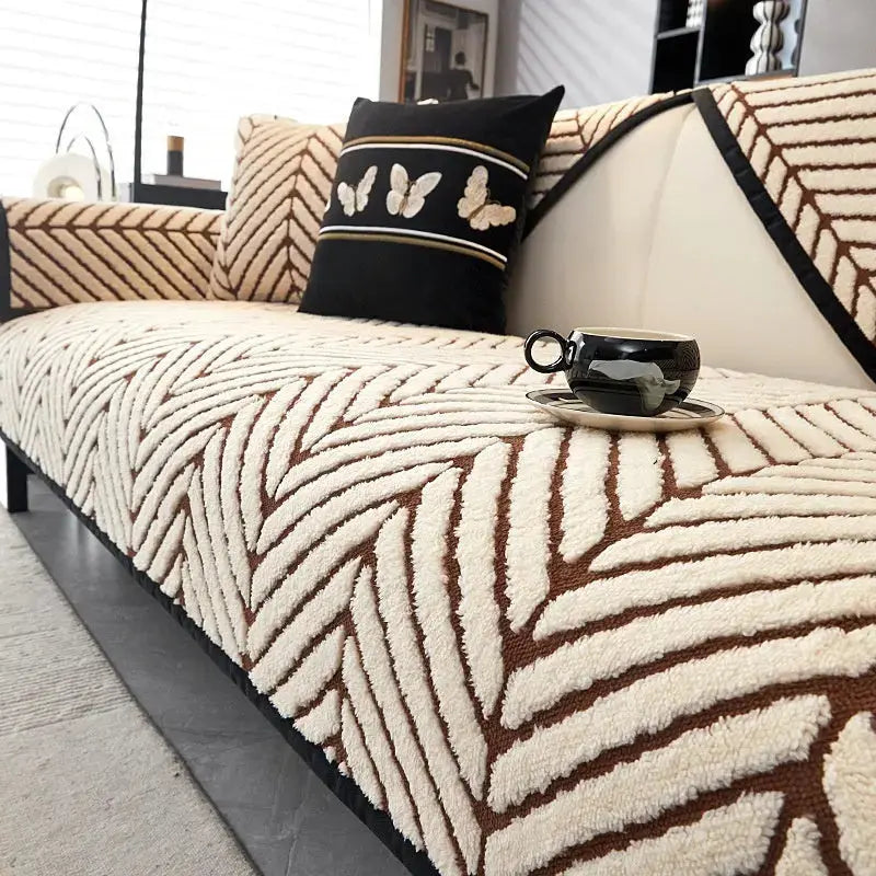 Pet Protection Cover Velvet Non-Slip VELUNE Coffee Color-90 x 210cm