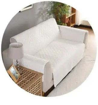 Pet Protection Cover Washable Cozy LUNETTE Sofa Oversized-White