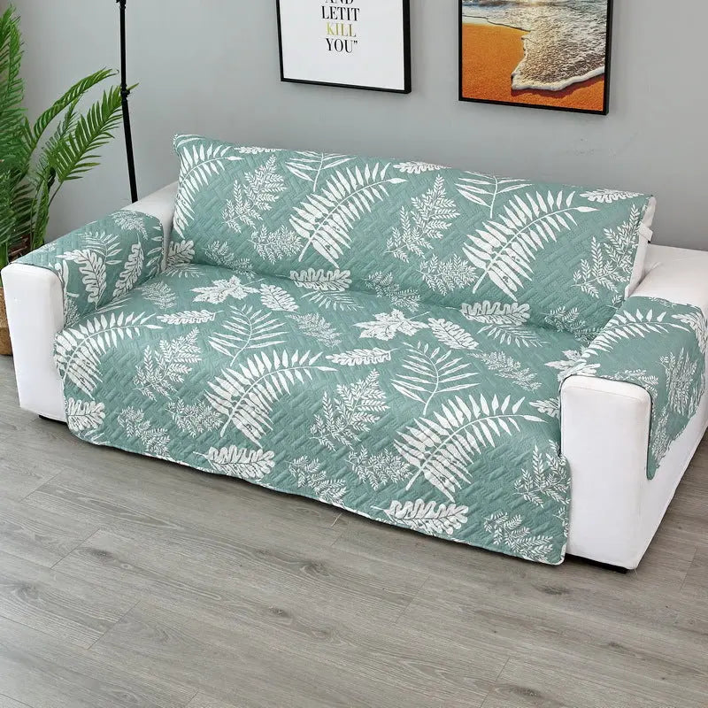 Pet Protection Cover Washable Polyester LAVOIRE Leaves Light Green-130X196CM
