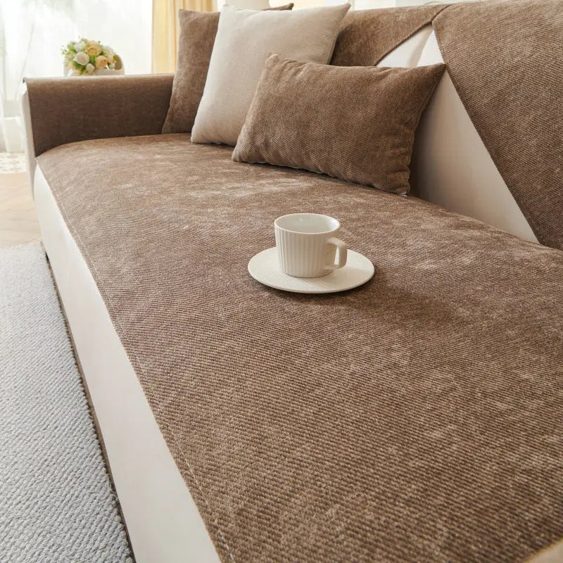 Pet Protection Cover Waterproof Chenille MIRELLE Coffee Color-90X240