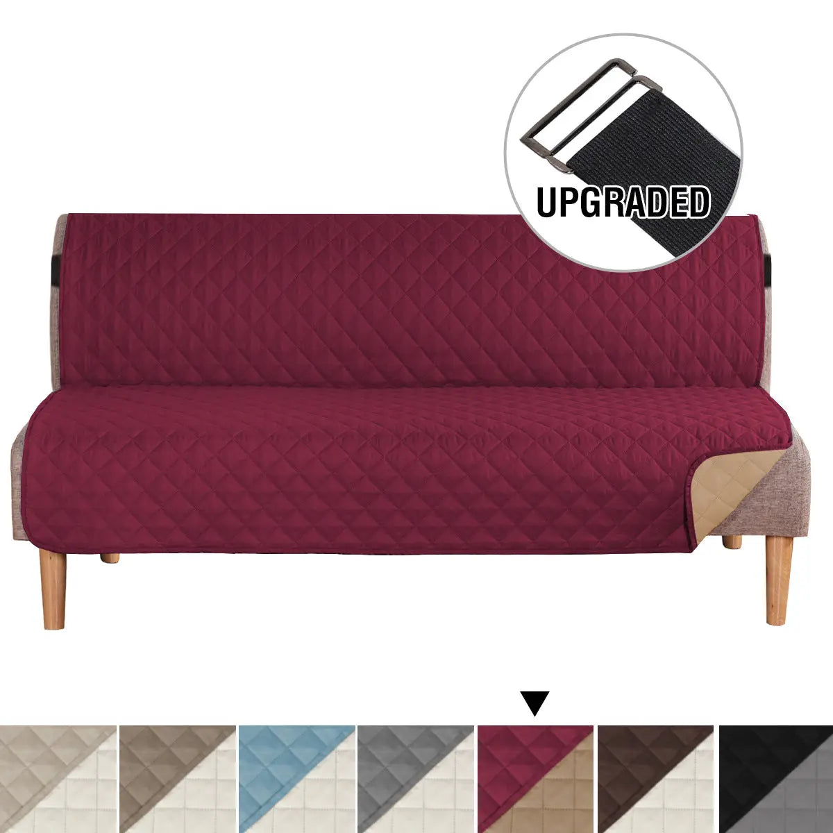 Pet Protection Cover Waterproof Non-Slip LAVOIE Wine Red-FUTON