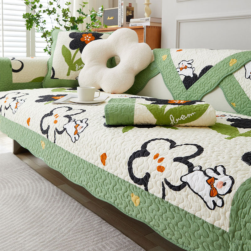 Pet Throw Anti-Scratch Sofa Cover LUMIELA Rabbit Style-70x180cm