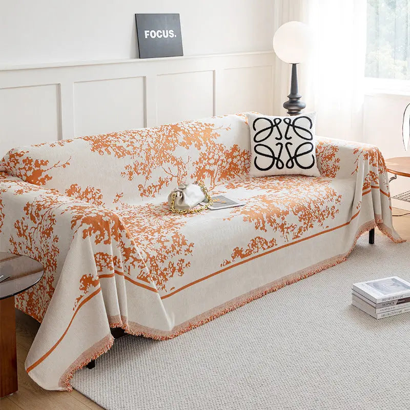 Pet Throw Chenille Non-Slip Luneva Yb Bayberry Orange-180x340cm