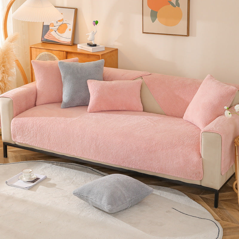 Pet Throw Lambswool Cozy LUMIELLE Pink-70x70CM