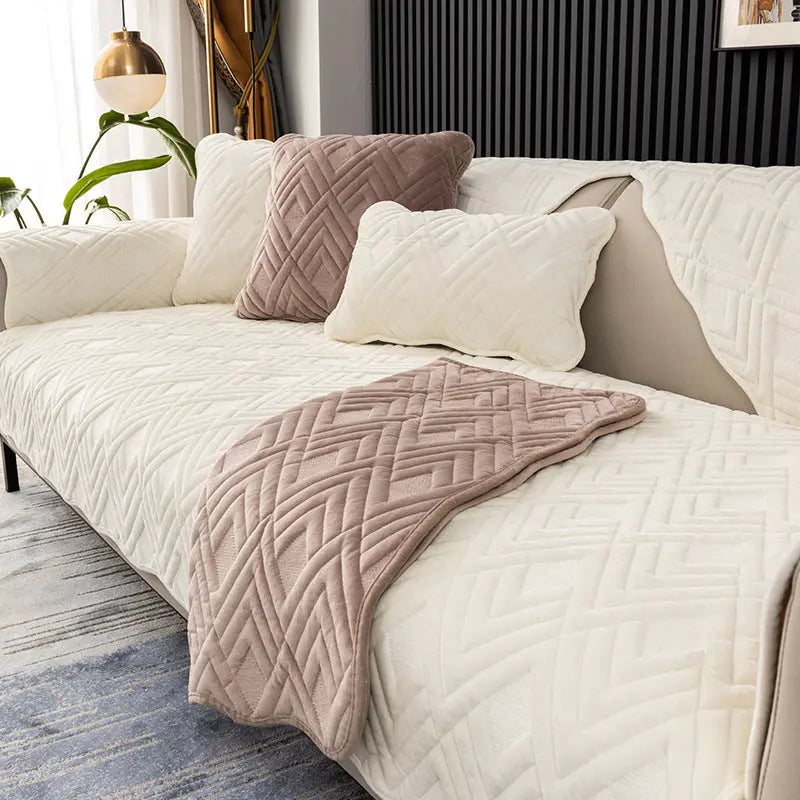 Pet Throw Plush Cozy LUMIELLE Diamond Beige-70x90CM