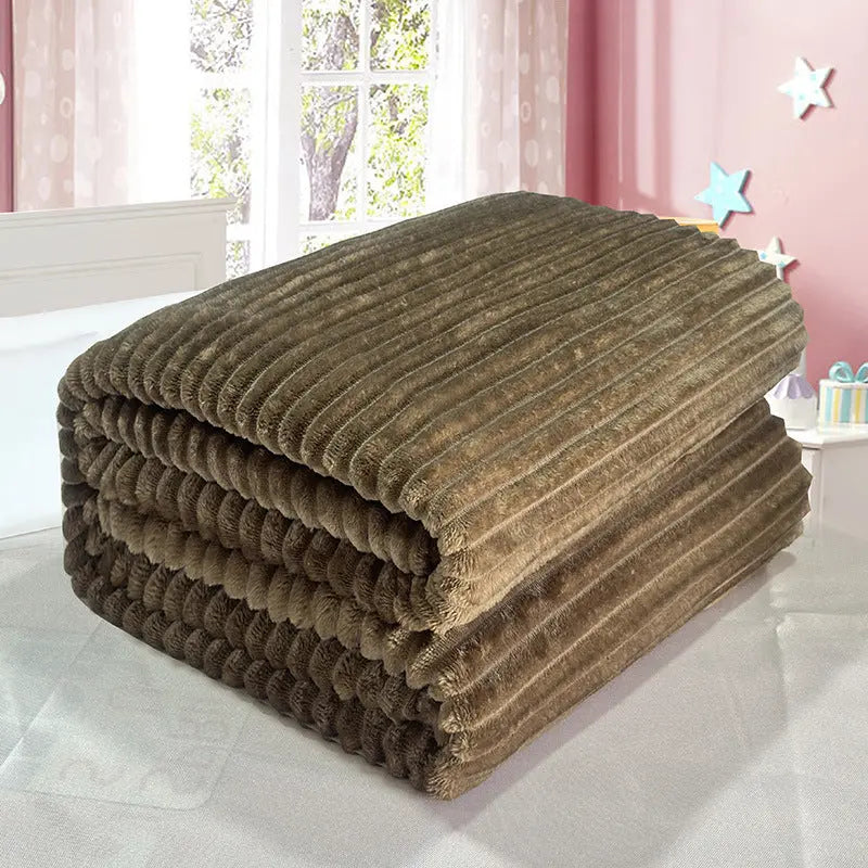 Pet Throw Plush Cozy LUMIELLE Elite Coffee-70cmX100cm Single Blanket