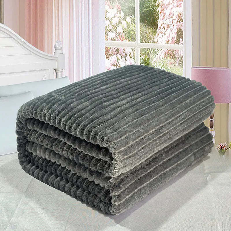 Pet Throw Plush Cozy LUMIELLE High Grade Gray-100cmx150cm Single Blanket