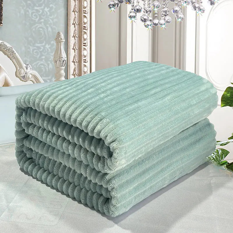 Pet Throw Plush Cozy LUMIELLE Mint Green-180cmx200cm Single Blanket