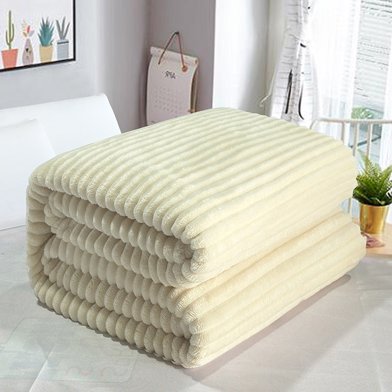Pet Throw Plush Cozy LUMIELLE Pearl White-70cmX100cm Single Blanket