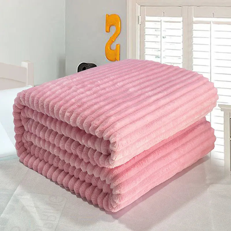 Pet Throw Plush Cozy LUMIELLE Pretty Girl Pink-120cmX200cm Single Blanket