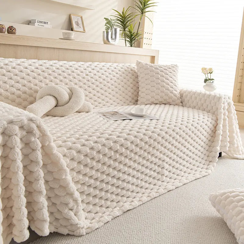 Pet Throw Plush Non-Slip LUMIELA TM Warm Core Beige-180x300cm