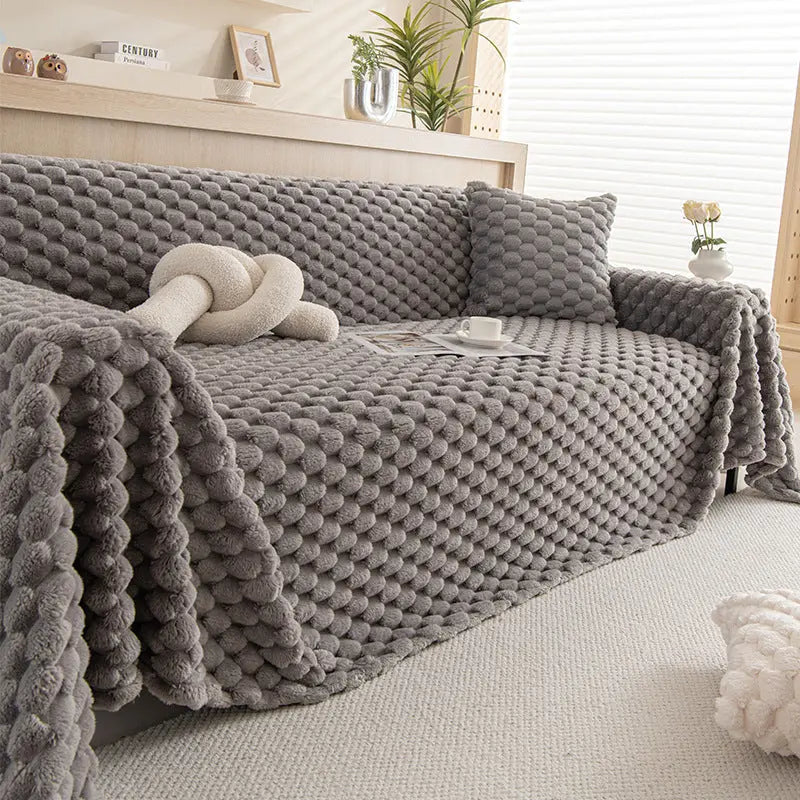 Pet Throw Plush Non-Slip LUMIELA TM Warm Core Gray-180x130cm