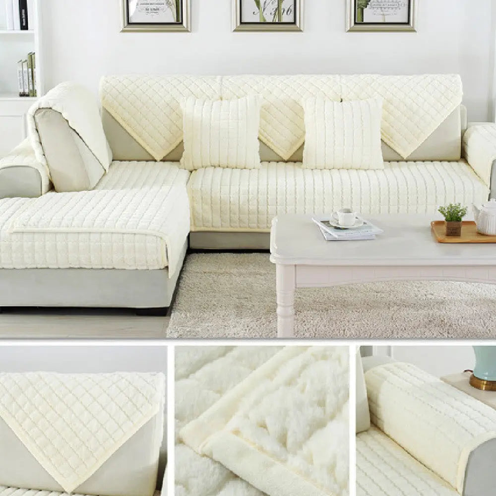 Pet Throw Plush Protective LUMIEREZ White-90X160cm