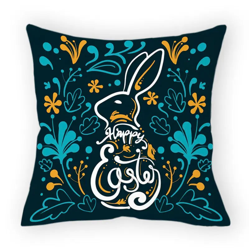 Pillow Cover Easter Cartoon LAPIERRE Easter 12-45x45cm Without Pillow Core