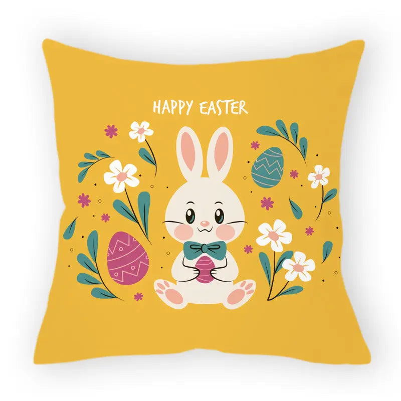 Pillow Cover Easter Cartoon LAPIERRE Easter 15-45x45cm Without Pillow Core