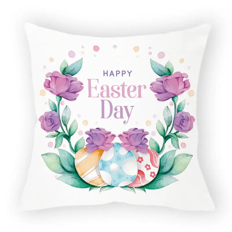 Pillow Cover Easter Cartoon LAPIERRE Easter 16-45x45cm Without Pillow Core