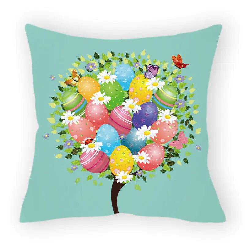 Pillow Cover Easter Cartoon LAPIERRE Easter 23-45x45cm Without Pillow Core