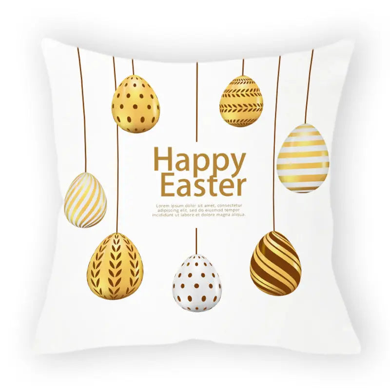 Pillow Cover Easter Cartoon LAVIERA Easter 11-45x45cm Without Pillow Core