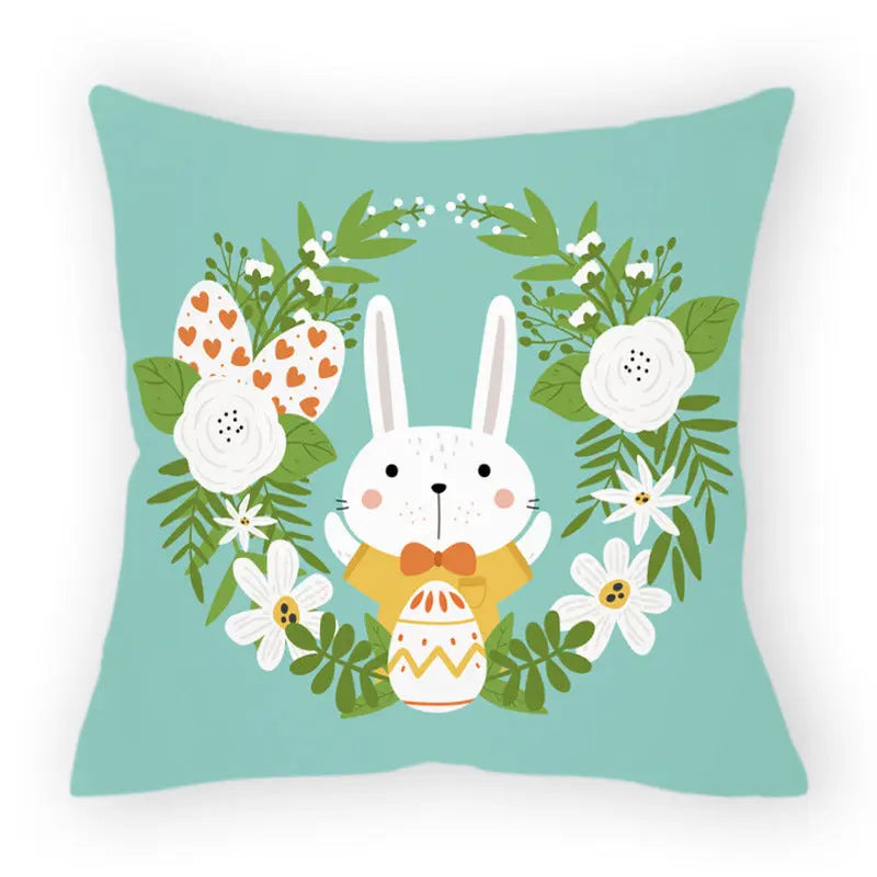 Pillow Cover Easter Cartoon LAVIERA Easter 22-45x45cm Without Pillow Core