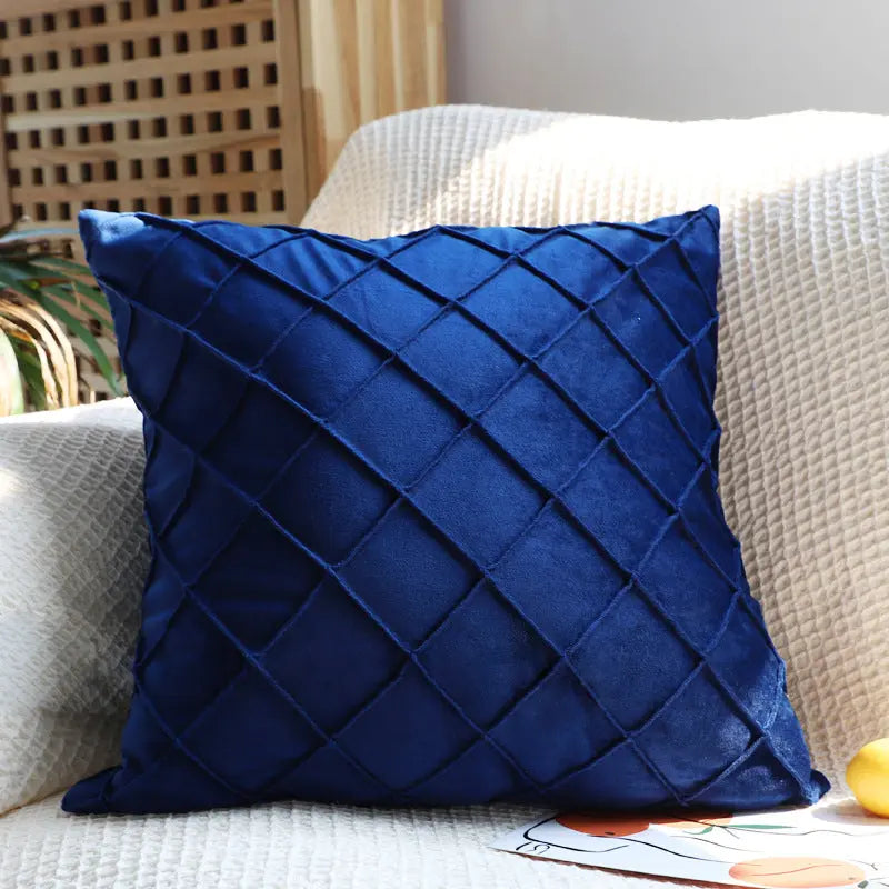 Pillow Cover Velvet Quilted Veloura D34-45x45cm-1pcs