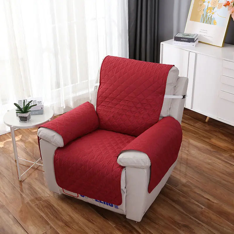 Recliner Chair Covers Pet-Friendly Cozelle Red