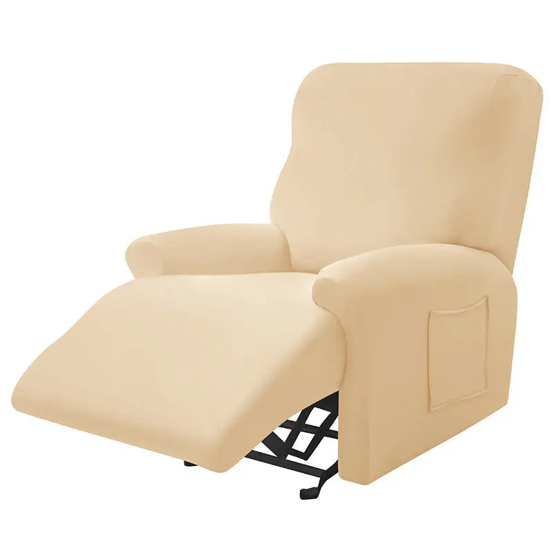 Recliner Chair Covers Stretchable Pet-Friendly LUMIÈRE Beige-Style 2