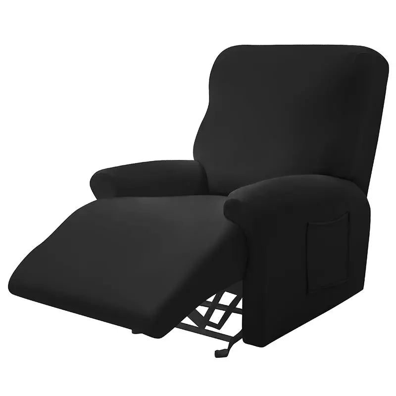 Recliner Chair Covers Stretchable Pet-Friendly LUMIÈRE Black-Style 3