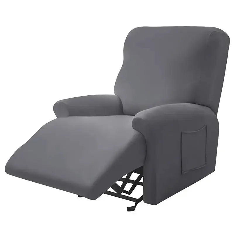 Recliner Chair Covers Stretchable Pet-Friendly LUMIÈRE Gray-Style 4