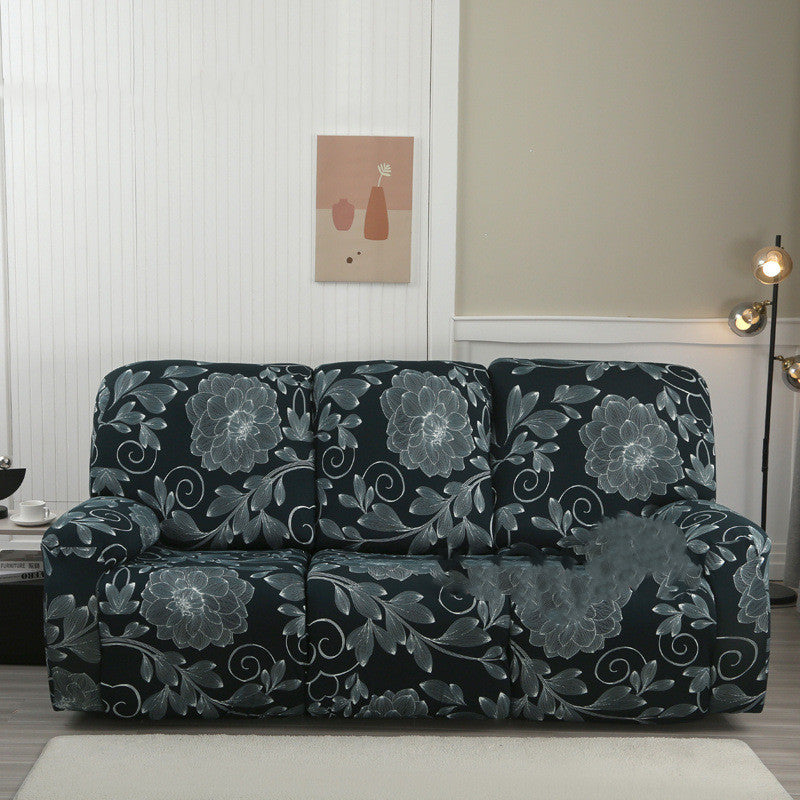 Recliner Sofa Cover Stretchable Élanis Ancient Lotus-Three