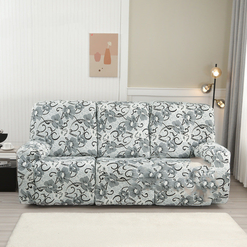 Recliner Sofa Cover Stretchable Élanis Flowers-Three
