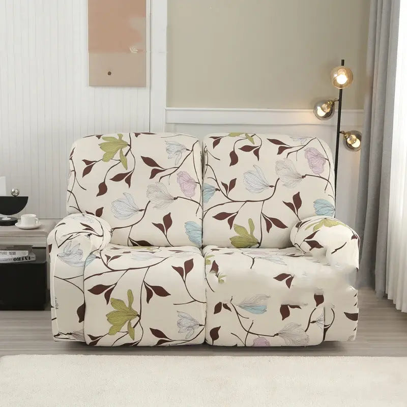 Recliner Sofa Cover Stretchable Modern LUMIERE Morica-2 People