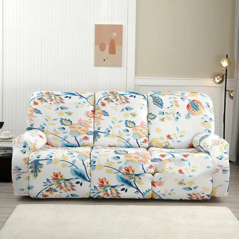 Recliner Sofa Cover Stretchable Nuvéla Dream Drunk Flower Fragrance-Three