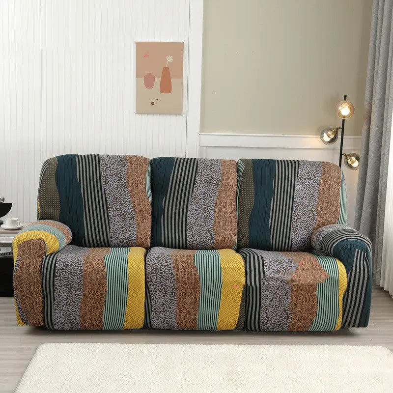 Recliner Sofa Cover Stretchable Nuvéla Hawaii-Three