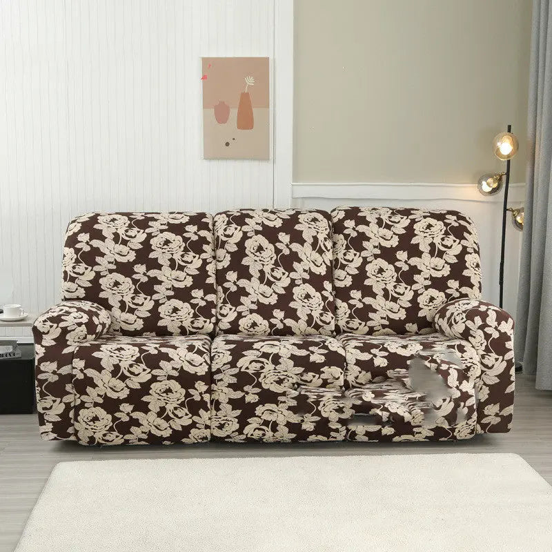 Recliner Sofa Cover Stretchable Nuvéla Love Of Flower-Three