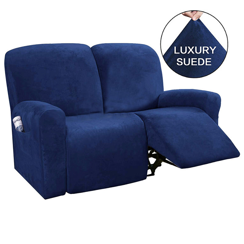 Recliner Sofa Cover Stretchable Velours CAMBRAI