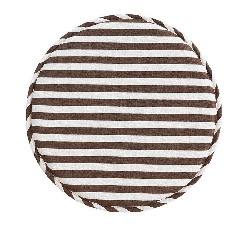 Rolling Stool Cover Cushioned ARLETTE Brown