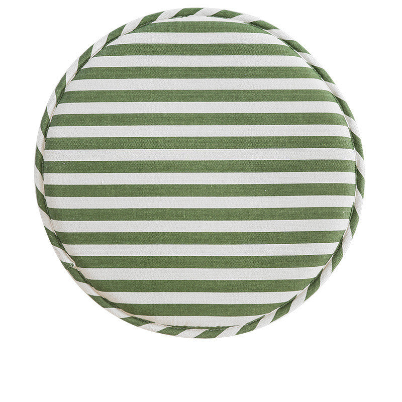 Rolling Stool Cover Cushioned ARLETTE Lemon Green
