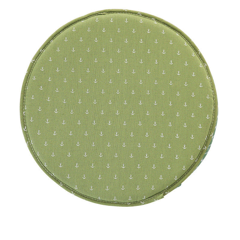 Rolling Stool Cover Cushioned ARLETTE Light Green