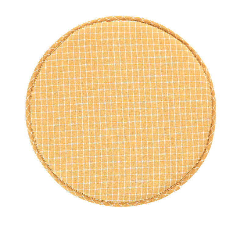 Rolling Stool Cover Cushioned ARLETTE Yellow