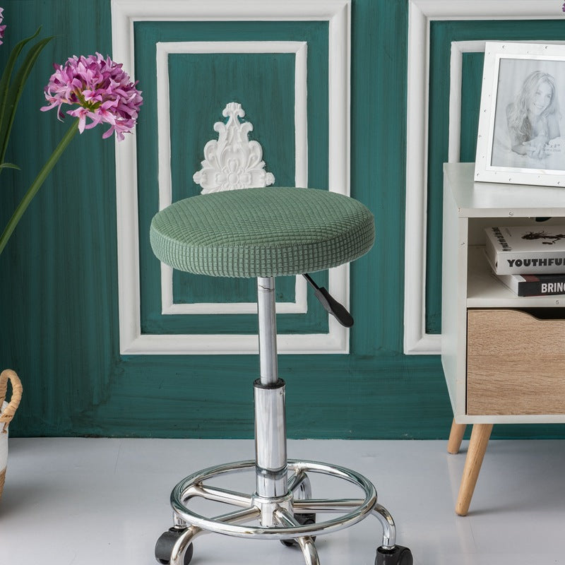 Rolling Stool Cover Stretch-Fit Colette Army green