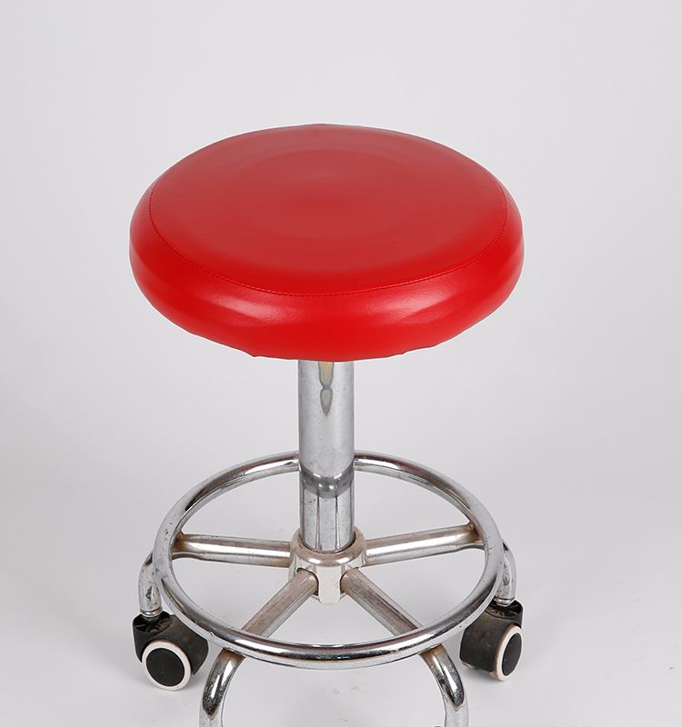 Rolling Stool Cover Waterproof PU Margot Red