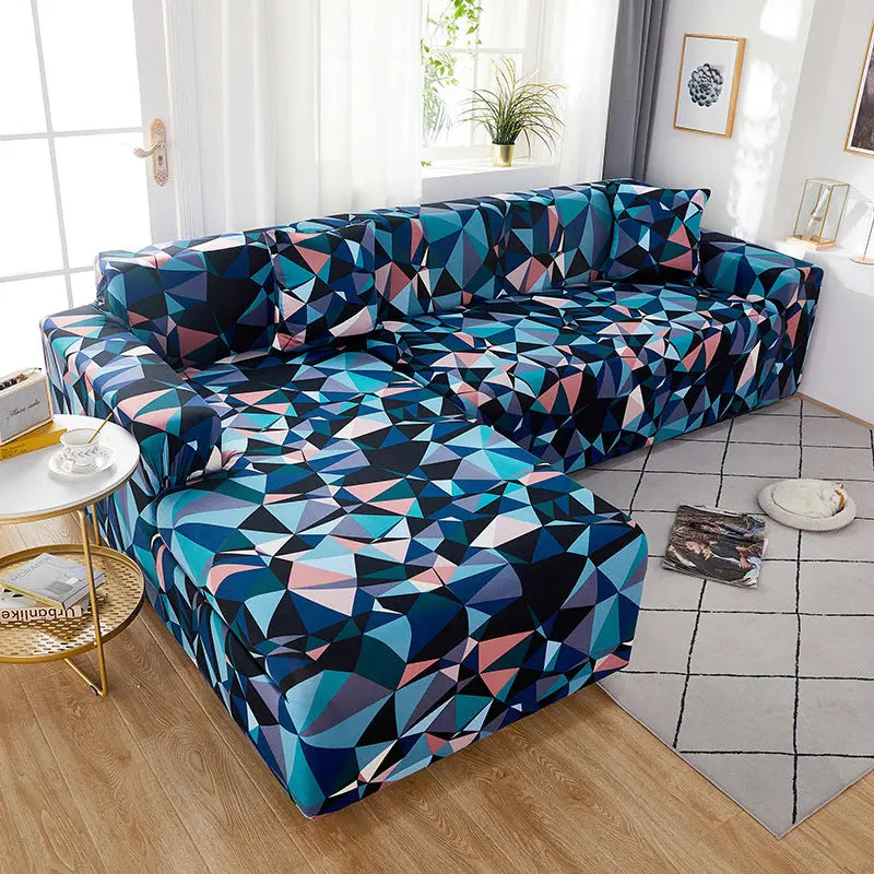 Sectional Couch Cover Stretchable Dotvie Gorgeous-190x230cm 3Seat