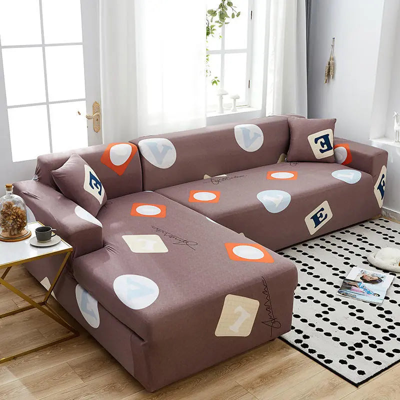 Sectional Sofa Cover Stretchable Pet-Friendly LUNÉRA Funny-1pc pillowcase